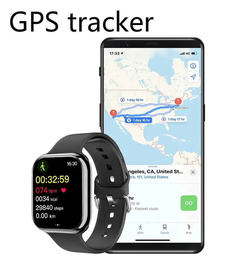 Smartwatch GPS con Monitoraggio Salute e Chiamate Bluetooth